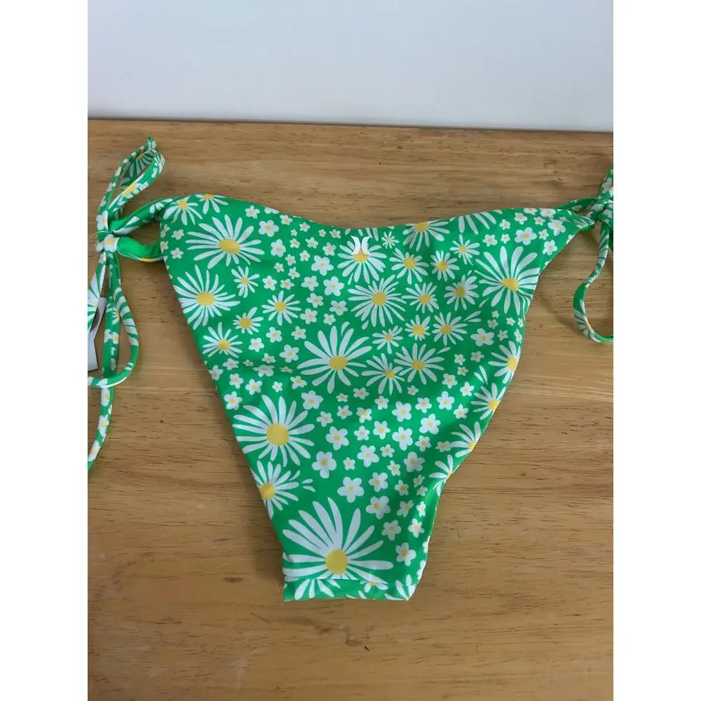 Hurley Pop Blooms Bandeau Bikini NWT Size Large